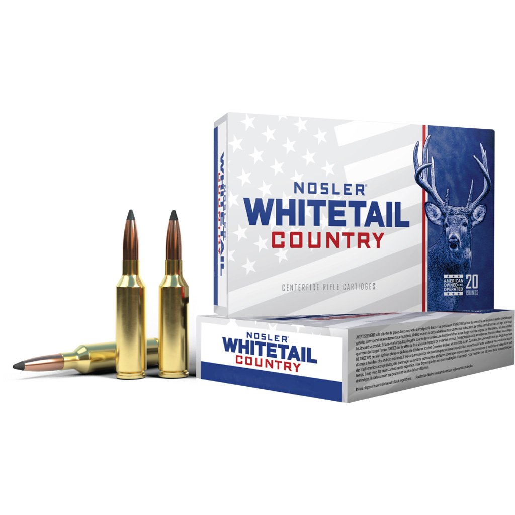 Nosler Whitetail Country Rifle Ammo 6.5 Creedmoor 140 gr. SB SP 20 rd. - Image 2
