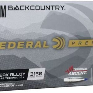FEDERAL 7MM BACKCOUNTRY 170GR TERMINAL ASCENT 20RD/BX 10BX/CS