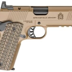 SPRINGFIELD ARMORY 1911 TRP AOS 9MM PISTOL 4.25" COYOTE CARRY CUT, RAIL, 3-9RD MAGS