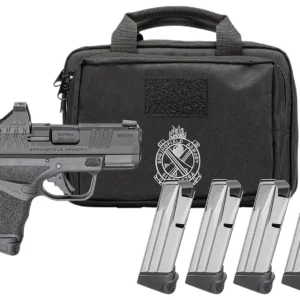 SPRINGFIELD ARMORY HELLCAT OSP 9MM PISTOL U DOT GEAR PAC VIRIDIAN RFX11,BAG, 4 MAGS