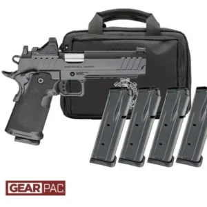 SPRINGFIELD ARMORY 1911 DS PRODIGY AOS 5" U NOTCH FIBER OPTIC, VIRIDIAN RFX11,BAG,4 MAGS