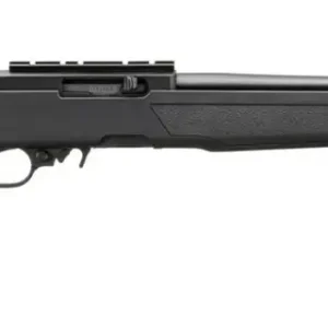 RUGER 10/22 22LR RIFLE 18.5" BLUED/BLACK SYNTHETIC, BX-TRIGGER, RAIL INSTALLED, NO SIGHT 1-10RD