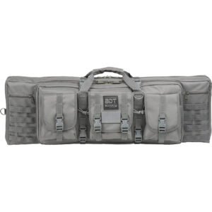 Bulldog Deluxe Single Tactical Rifle Case Seal Grey 36 in.