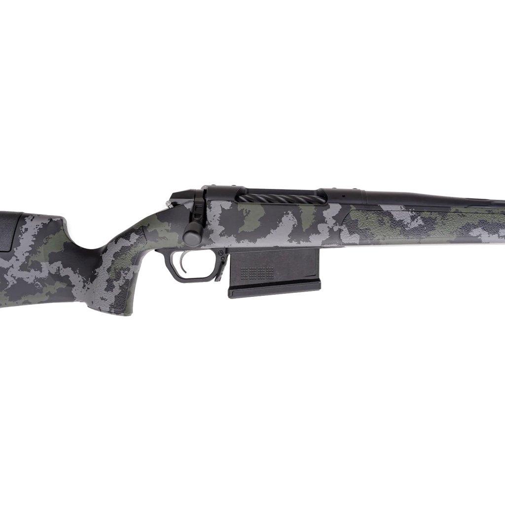 Weatherby 307 Range XP 2.0 Rifle 308 WIN 22 in Grn/BLK/Grey w/Brake RH - Image 3
