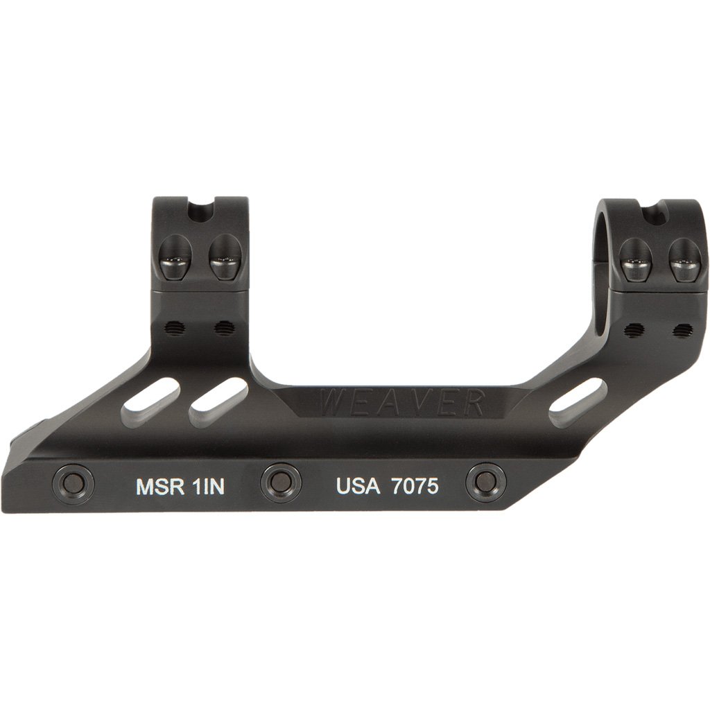 Weaver Tactical Picatinny MSR Mount Matte Black 1" - Image 2