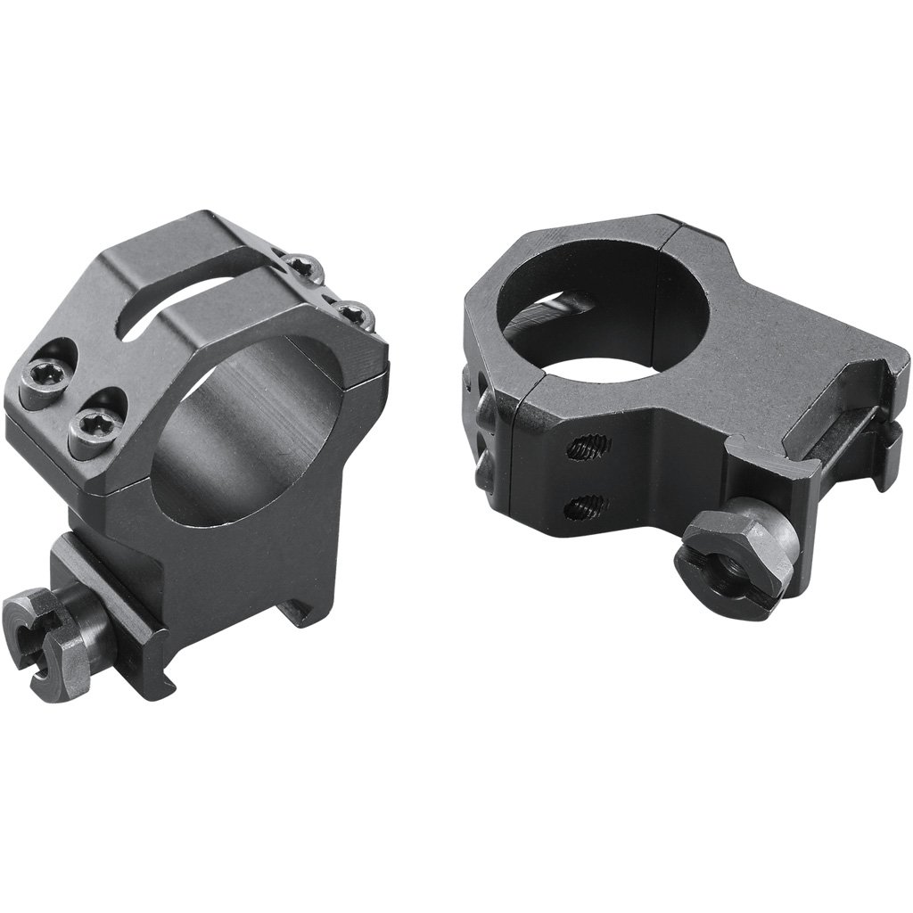 Weaver Classic 4Hole Skeleton Rings Matte Black 1" XXHigh Clamshell Pack - Image 2