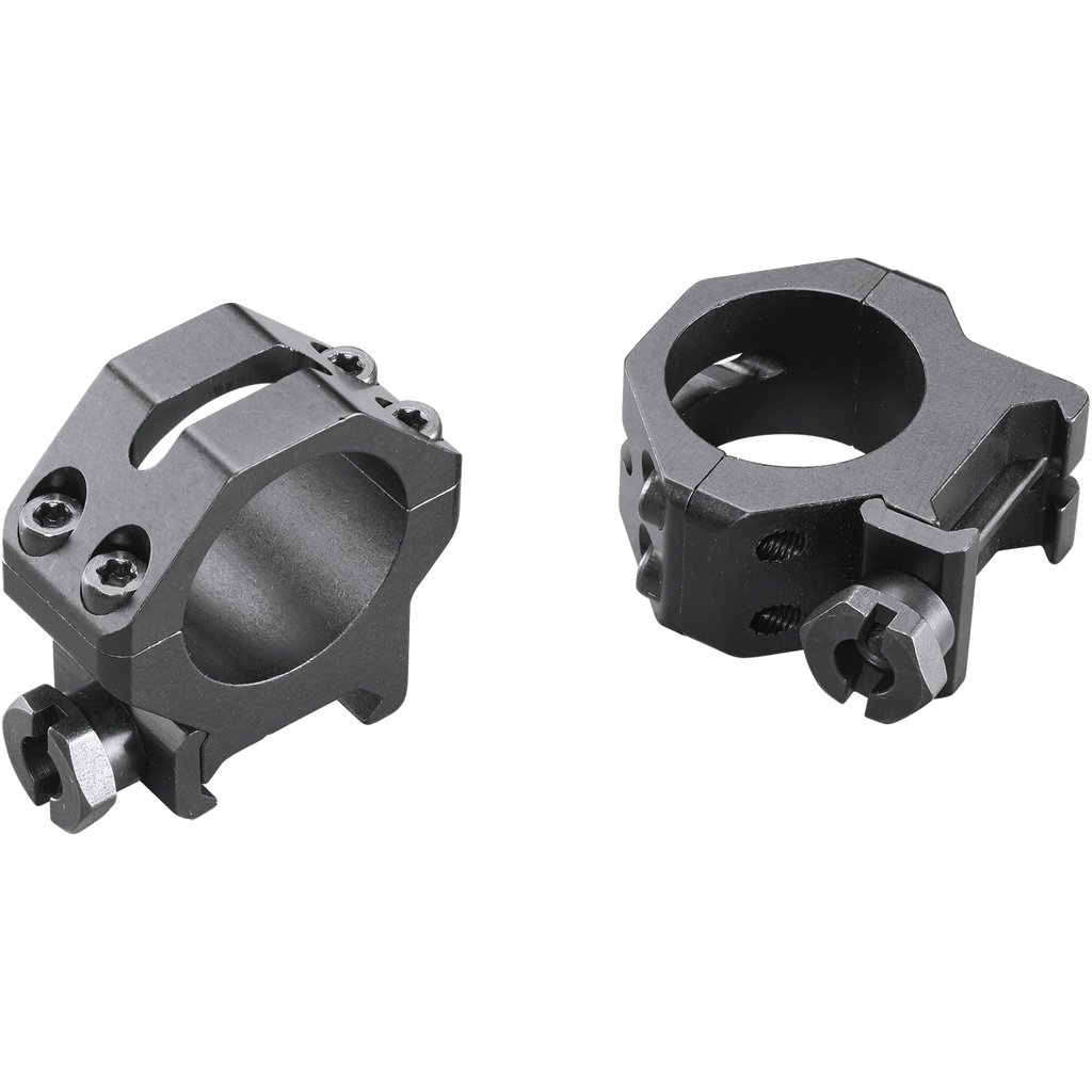 Weaver Classic 4Hole Skeleton Rings Matte Black 1" Medium Clamshell Pack - Image 2
