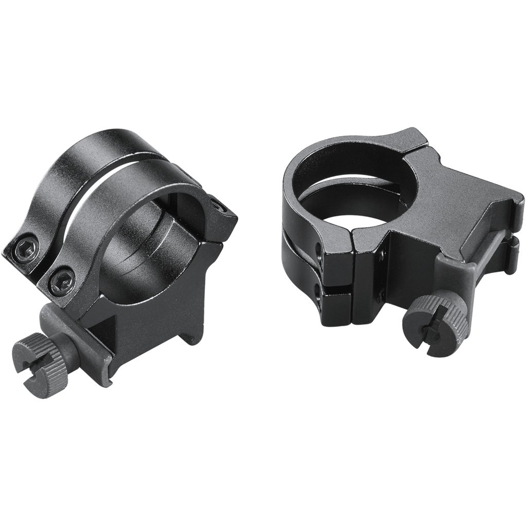 Weaver Classic Quad Lock Detachable Rings Matte Black 1" XHigh Clamshell Pack - Image 2