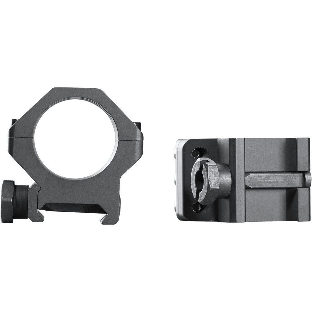 Weaver Tactical 6Hole Picatinny Ring Matte Black 1" Medium Clamshell Pack - Image 2