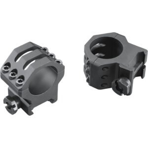 Weaver Tactical 6Hole Picatinny Ring Matte Black 1" High Clamshell Pack