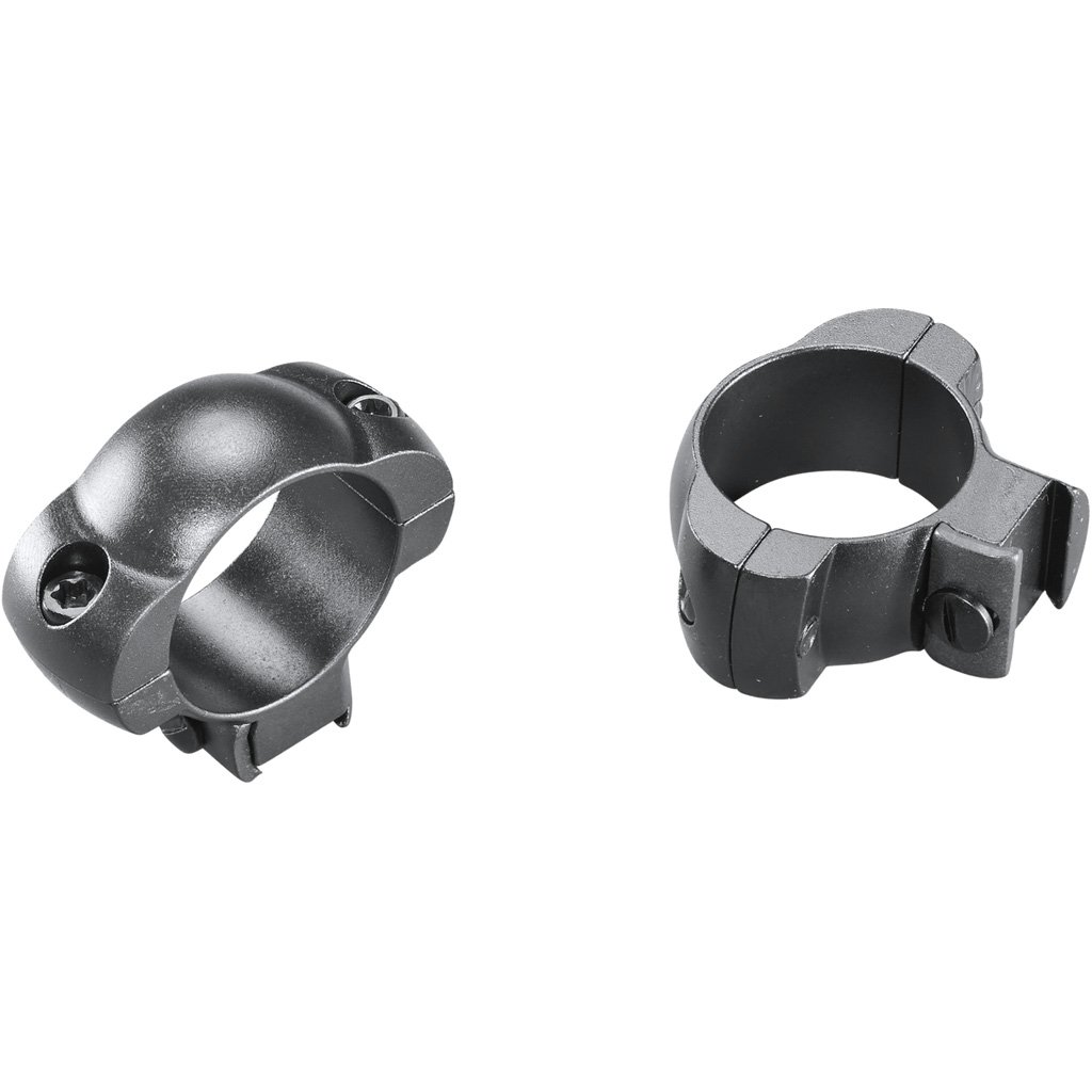 Weaver Grand Slam Rimfire Steel Rings Matte Black 1" .22 Style Medium Clamshell Pack - Image 2