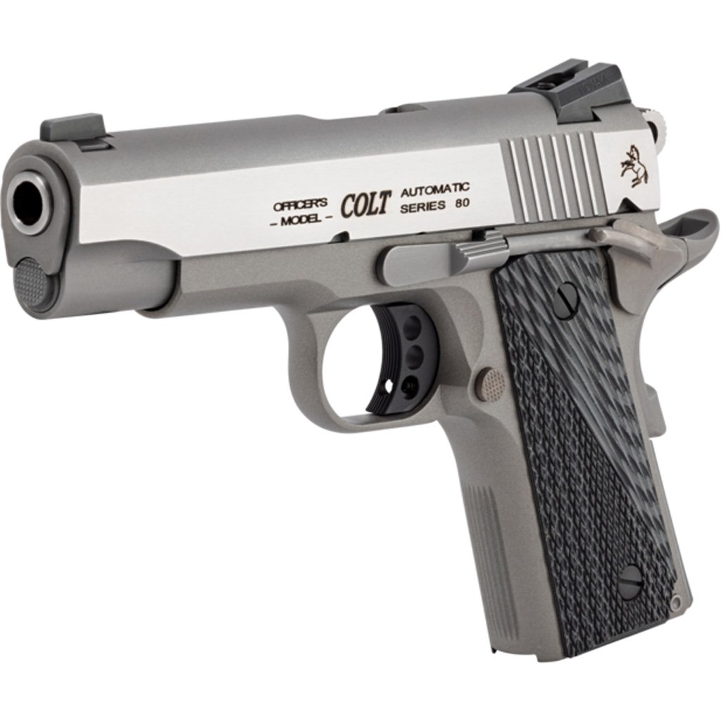 Colt 1911 Lightweight Officer Pistol 45 ACP 4.25 in. Stainless Cerakote 7 rd.