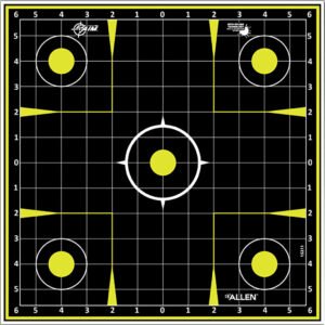 EzAim Splash Sight-In Grid Paper Target 12x12 12 pk.