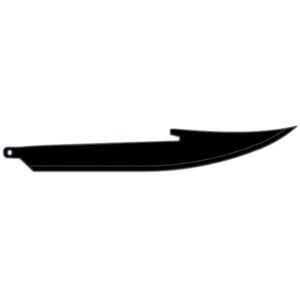 Outdoor Edge 5.0" Boning/Fillet Blade Pack Black, 6 Blades