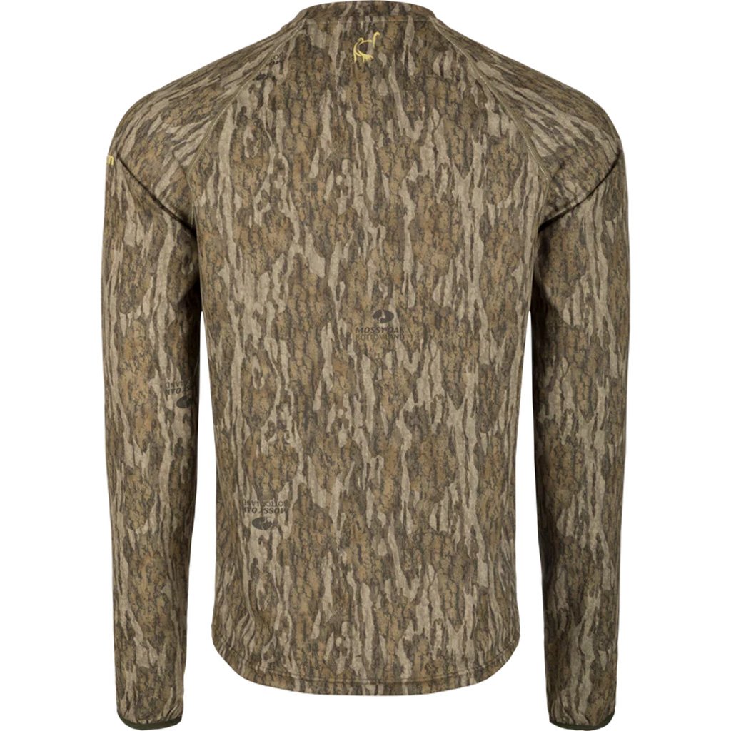 Drake Ol' Tom Mens Early Bird LS Performance Crew MO Bottomland 2XLarge - Image 3