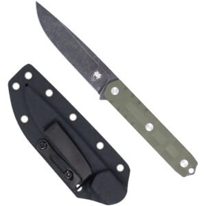 CobraTec Outdoor Warrior Knife Fixed Blade OD Green