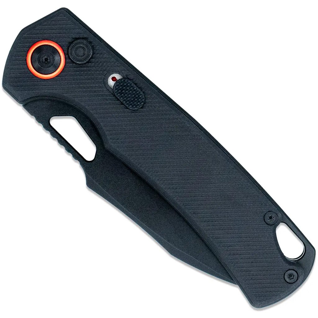 CobraTec Wolverine Push Button Auto Deploy Knife Auto Folding Blade Black - Image 2