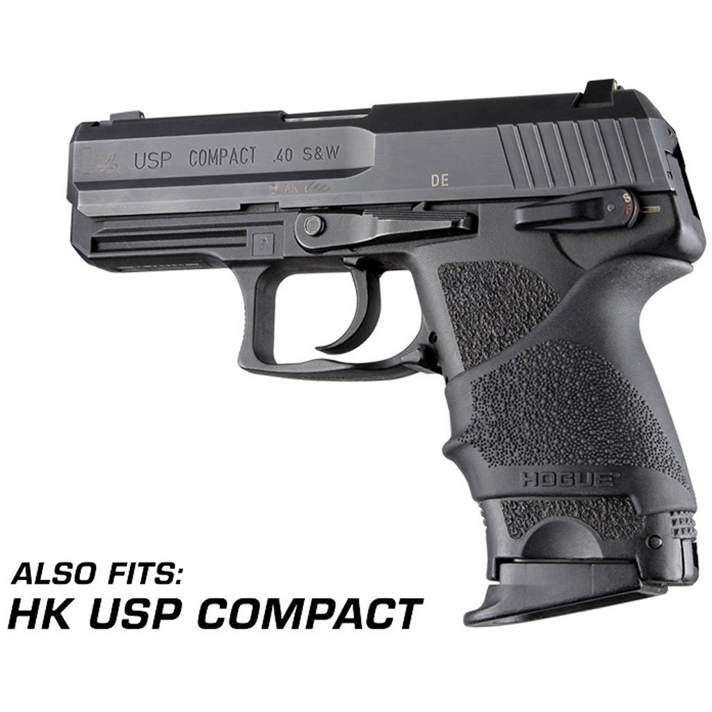 Hogue HandAll Beavertail Grip Sleeve Glock 26/27 Black - Image 2