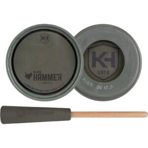 Knight and Hale Plastic Pot Turkey Call Glass over Plastic