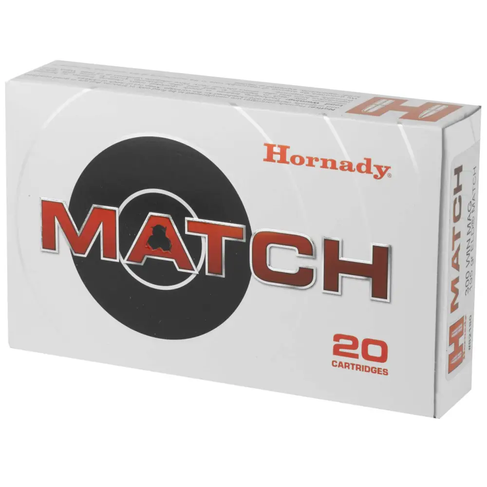 HORNADY 300 WIN MAG 195 GR ELD® MATCH 20RD/BX 10BX/CS - Image 2