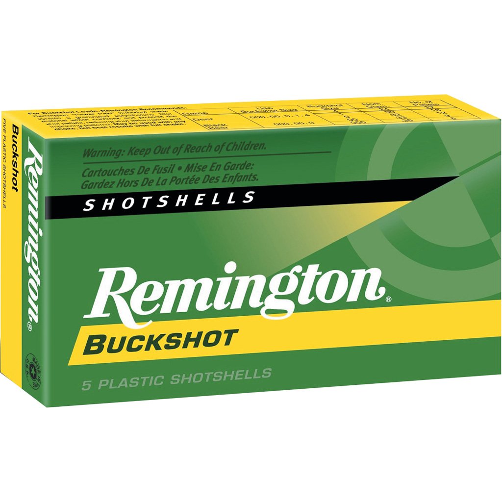 Remington Express Buffered Buckshot Loads 12 ga. 2.75 in. 12 Pellet 0 Buck Shot 5 rd.
