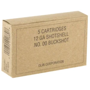 WINCHESTER 12GA 2-3/4" MILITARY GRADE 00BK 5RD BX/250RD CS