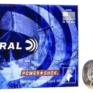 FEDERAL 12GA 2-3/4" MAX. 1OZ HOLLOW POINT 5 RD/BX 50 BX/CS