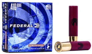 FEDERAL 410GA 2-1/2" MAX. 1/4OZ HOLLOW POINT 5 RD/BX 50 BX/CS