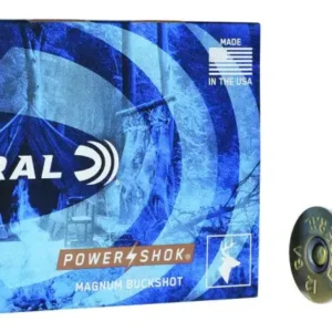 FEDERAL 12GA 2-3/4" MAG. 12 PELLETS-00 BUCK 5 RD/BX 50 BX/CS