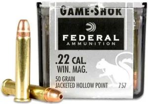 FEDERAL 22 MAG 50GR JHP "GAME-SHOK" 50 RD/BX 60 BX/CS
