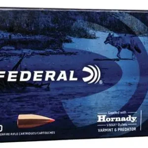 FEDERAL 204 RUGER 32GR HORNADY V-MAX 20 RD/BX 10 BX/CS