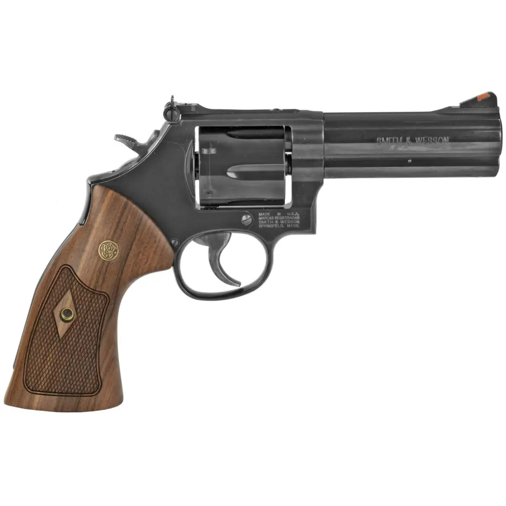 SMITH & WESSON CLASSICS 586 DISTNGUISHED COMBT MAG BLK 357MAG 4" 6RD DA/SA