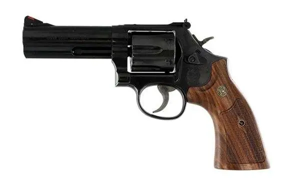 SMITH & WESSON CLASSICS 586 DISTNGUISHED COMBT MAG BLK 357MAG 4" 6RD DA/SA - Image 3