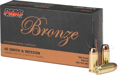 PMC BRONZE 40S&W 180GR FMJ-FP