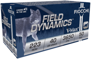 FIOCCHI 223REM 40GR VMAX 50RD BX 1000RD CASE