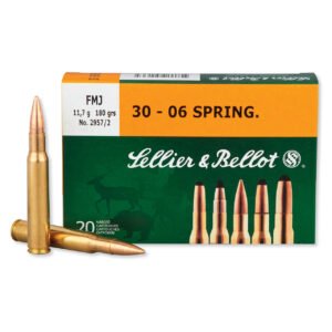 SELLIER & BELLOT 30-06 SPRINGFLD 180GR FMJ 20RD BOX 20 BOXES PER CASE