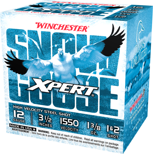 WINCHESTER XPERT SNOW GOOSE HIGH VELOCITY 12GA 3-1/2 #1 AND #2 SHOT 25RDS