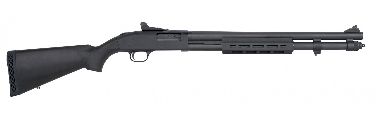 MOSSBERG 590 SECURITY TACTICAL 12G 20" MLOK BLK 8RD