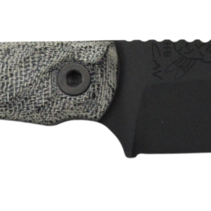 HALF FACE BLADES CAVNER JR 3.5" BLADE, 7.5"OA, S45VN ARMOR BLK, GRY MICARTA GRIP