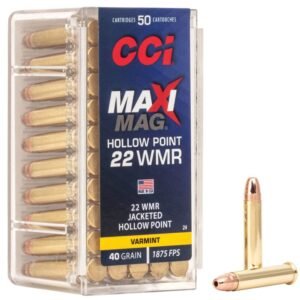 CCI 22 WMR  MAXI MAG 40GR JHP          * 50 RD/BX 40 BX/CS