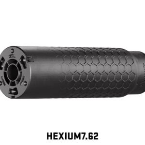 SIG SAUER HEXIUM762 7.62MM SUPPRESSOR BLACK, HUB TAPER DIRECT THREAD MOUNT 3D PRINT TITANIUM 5/8X24