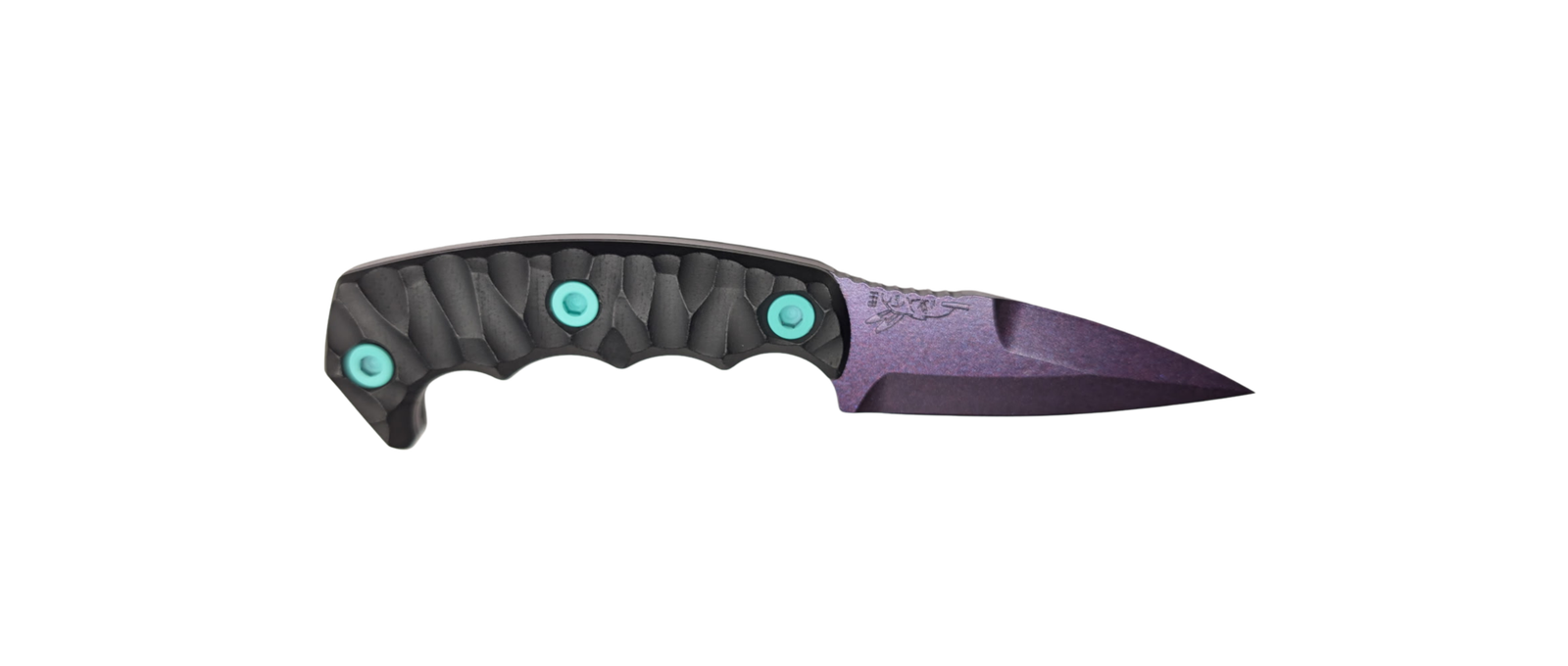 HALF FACE BLADES HUMINT COSMIC 3" BLADE, 8"OA, CPM S45VN STEEL, MICARTA GRIP