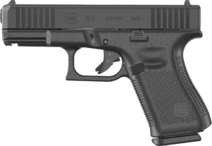 GLOCK 19 V 9MM PISTOL 4" BLACK FXD 5.5 3-10RD MAGS