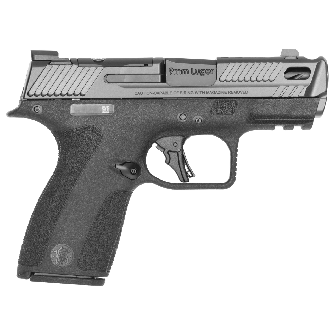 SMITH & WESSON P.C. M&P 9 SHIELD X CARRY COMP M.S. PISTOL 3.6" FRONT NIGHT SIGHT 1-13RD, 1-15RD MAG