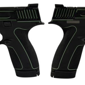 SMITH & WESSON M&P 9 SHIELD X NTS BLACK/LIME GREEN PISTOL 3.6" N.S. 1-13RD, 1-15RD MAG