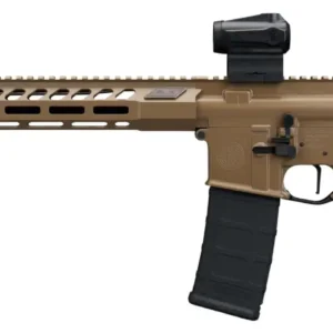 SIG SAUER M400 FORGE 5.56 RIFLE 16.5" BBL, FDE, ROMEO MSR G2, TELESTOCK 1-30RD MAG