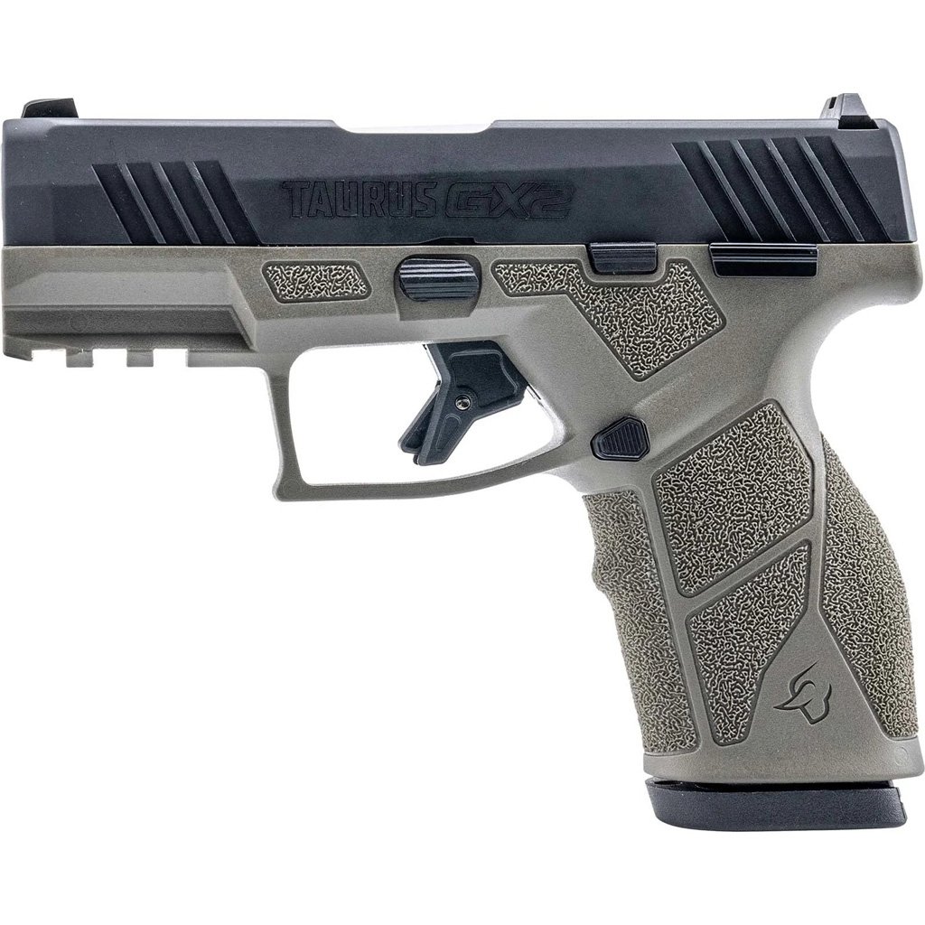 Taurus GX2 Pistol 9mm 3.38 in. OD Green Frame/Black Slide 10 rd. - Image 3