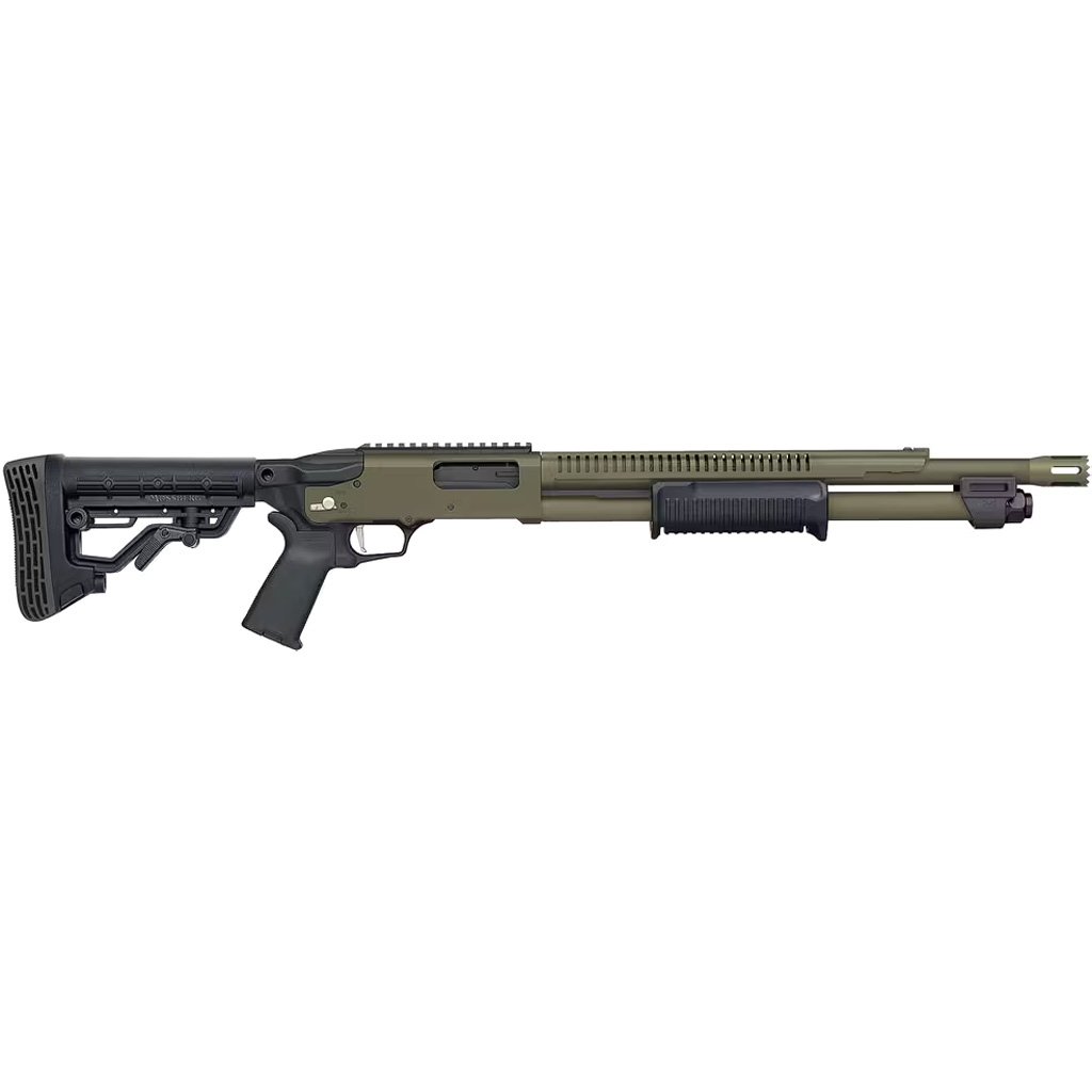 Mossberg 590R Cerakote Shotgun 12 ga. 18.5 in. OD Green Standoff Barrel 3 in. 6+1