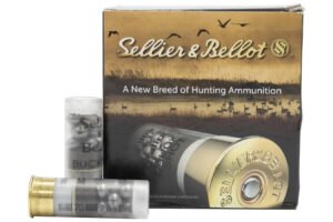 SELLIER & BELLOT 12GA 2 3/4 00 BUCK 9 PELLET 25RD BOX 10 BOXES PER CASE