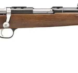RUGER 77/44 44 MAG BOLT RIFLE, 16.6" BLUED T.B. BBL, WALNUT, 4RD